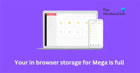 your in-browser storage for mega is full|Fix Your in browser storage for MEGA is full [4 Fixes].
